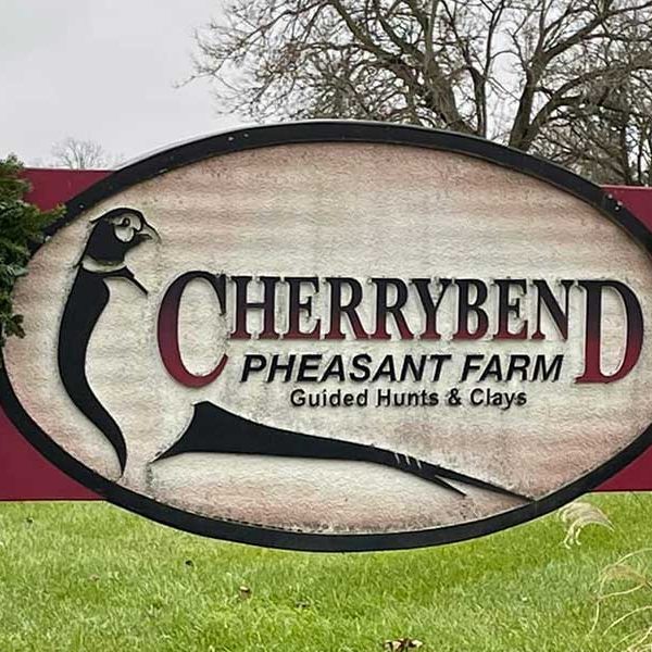 Cherrybend Pheasant Farm Sign